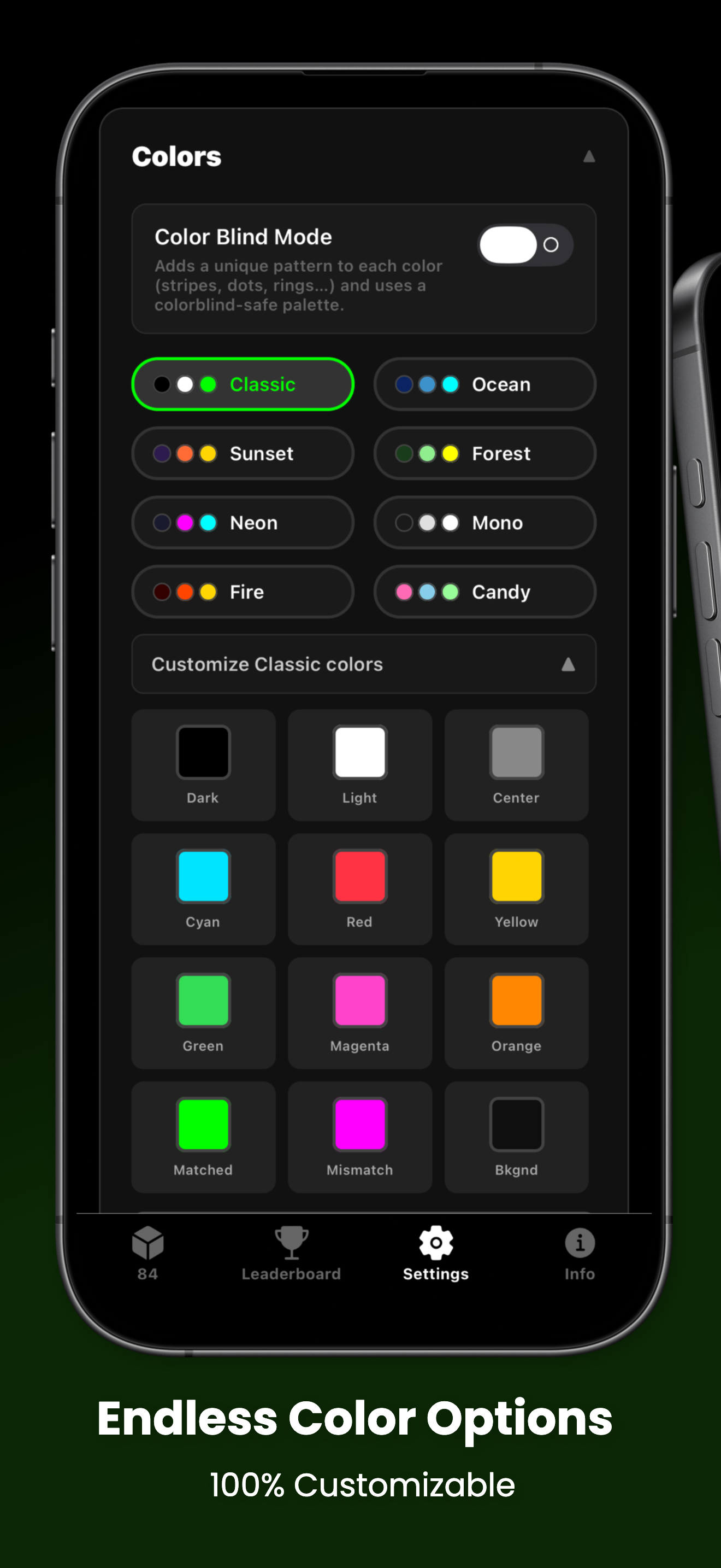 Endless Color Options – 100% Customizable